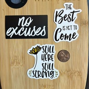 STICKERS DECORATE/PERSONALIZE items for cell phone, cups, coolers, water bottles